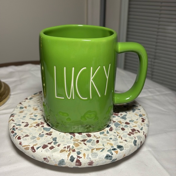 Rae Dunn Lucky coffee/ tea mug - Picture 1 of 4